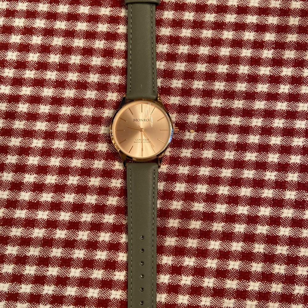 Monroe Watch Solerose - Charcoal Leather